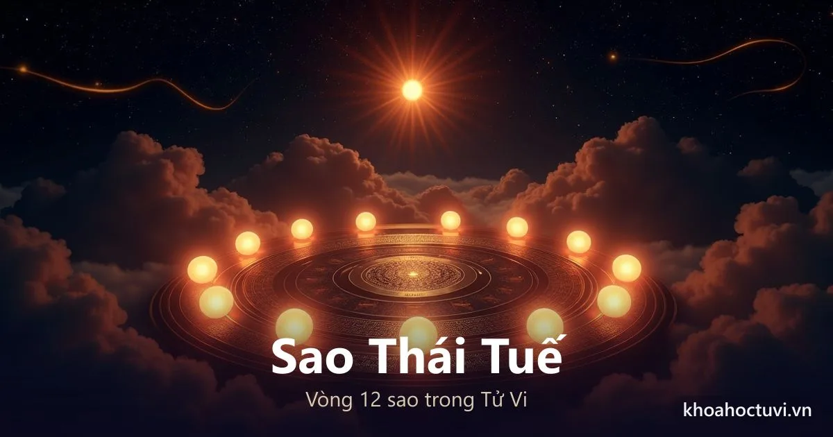 Sao Thái Tuế: ý nghĩa, vòng Thái Tuế 12 sao và cách hóa giải